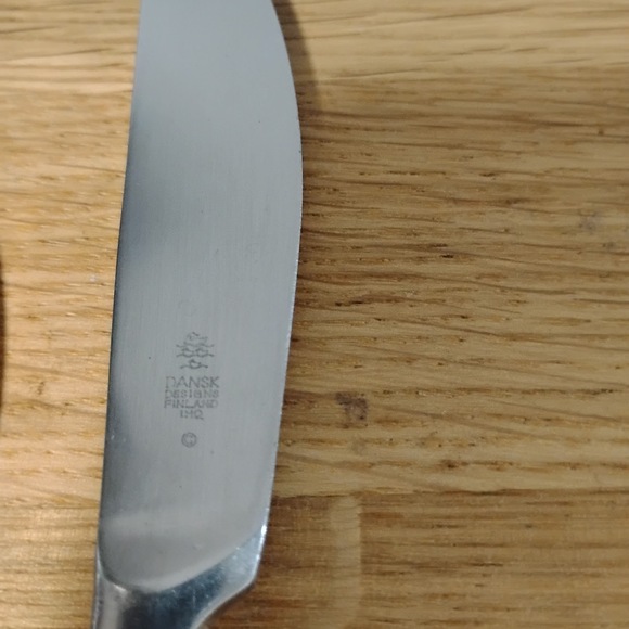 Dansk Variation V Knives 7" Butter Spreader Korea 8 1/2" French Knife Finland - Picture 4 of 7